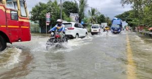Changanassery alappuzha road waterlogging